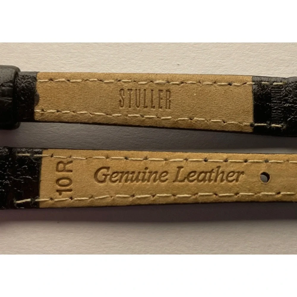 10mm Stuller Watch‎ Band Textured Calf Black